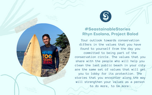 #SeastainableStories – Rhyn Esolana, Project Balod